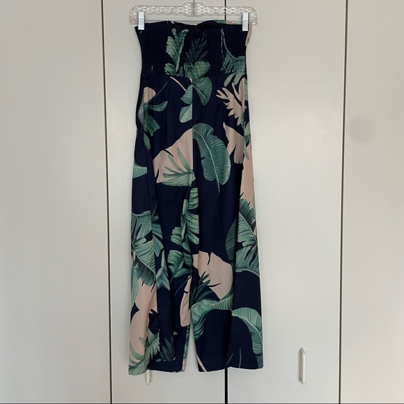 Lulus Tropical Print Jumpsuit Size XS - Picture 5 of 12
